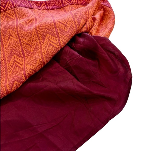 Bec & Bridge Silk Open Back Red Orange Mini Dress - Picture 7 of 7